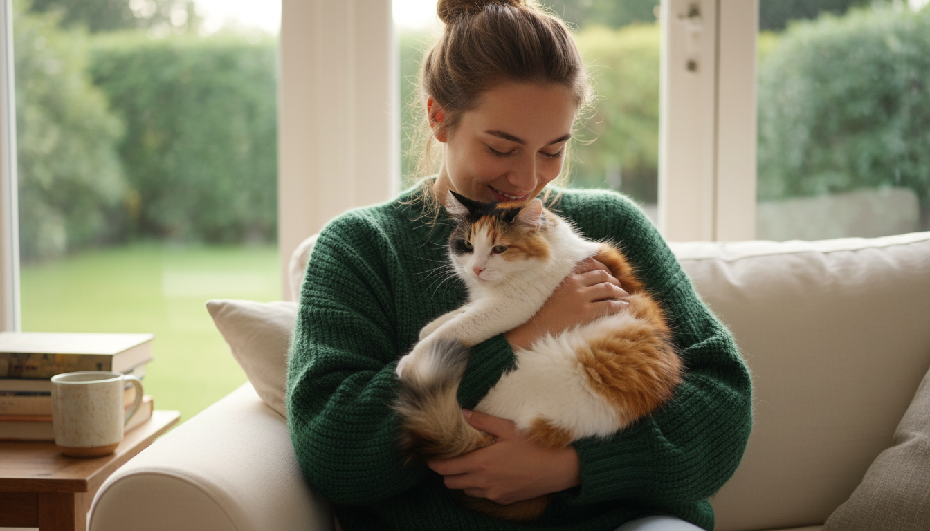 Katze Podest